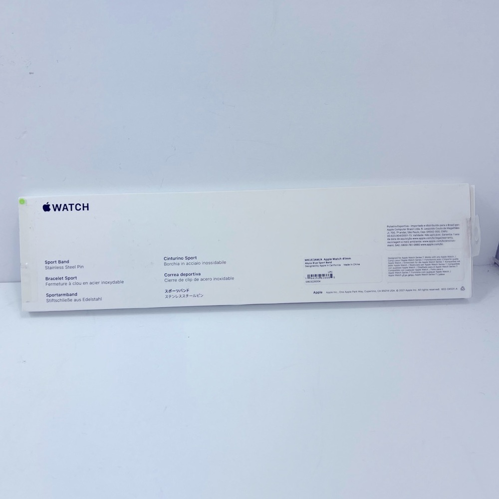 APPLE WATCH,GENUINE 41MM, WATCH BAND (SPORT LOOP) ABYSS BLUE SPORTS BAND, UNISEX - Picture 3 of 12